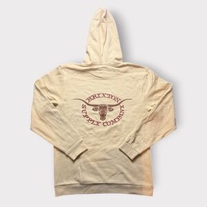 Brixton Supply Company Longhorn Graphic Hoodie‎ Tan Beige XL New With Tags
